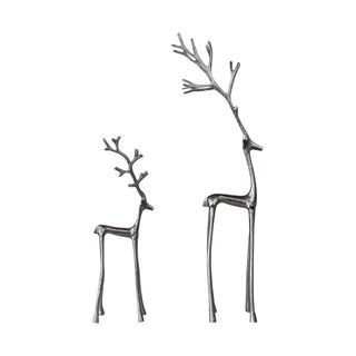 Modern Gunmetal Reindeer (two sizes)