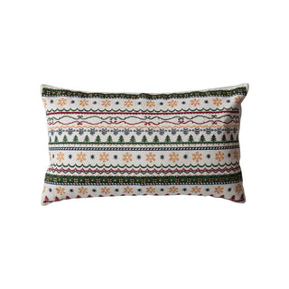 Classic Christmas Lumbar Pillow