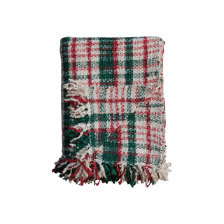 Woven Holly Jolly Throw