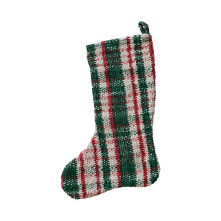 Holly Jolly Plaid Stocking