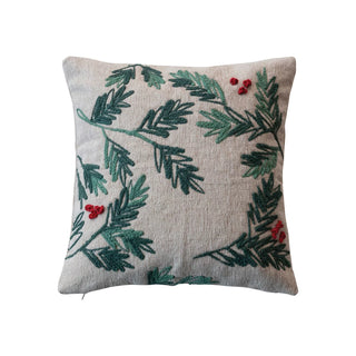 Holly & Berry Lumbar Pillow