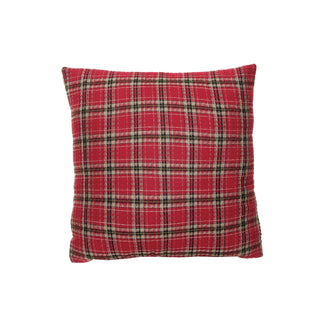 Mrs. Claus Plaid Pillow