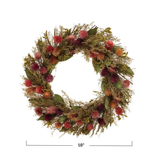 Meadows Dried Botanical Wreath