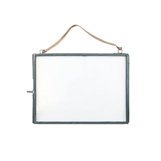 Glass & Zinc Hanging Frame 8" x 6"