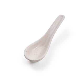 Ceramic Speckle Soup Spoon