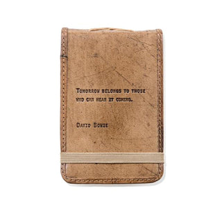 Small Leather Journal (more quotes available)
