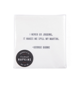 FINAL SALE Quote Cocktail Napkins (choose from 18 quotes)