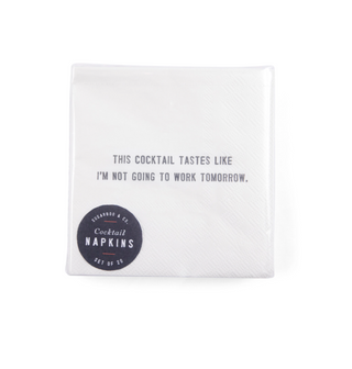 Quote Cocktail Napkins (choose from 18 quotes)