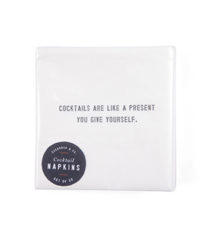 FINAL SALE Quote Cocktail Napkins (choose from 18 quotes)