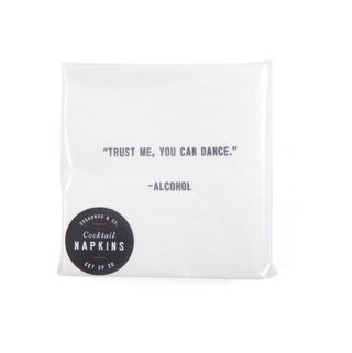 FINAL SALE Quote Cocktail Napkins (choose from 18 quotes)