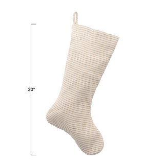 Woven Stripe Stocking