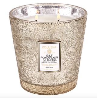 FINAL SALE Gilt Pomander Candle Collection