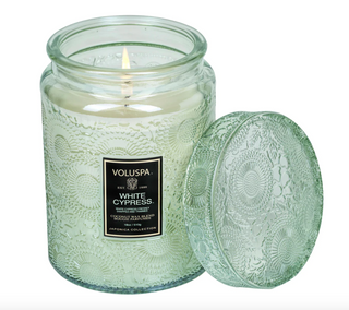 White Cypress Candle Collection