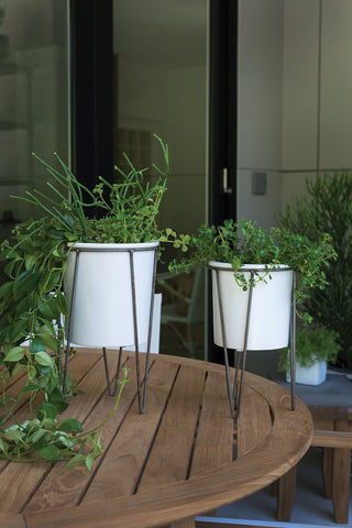 FINAL SALE Korte Pot with Plant Stand