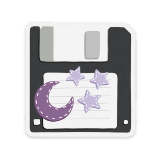 Taylor Swift Inspired Clear Floppy Disk Sticker