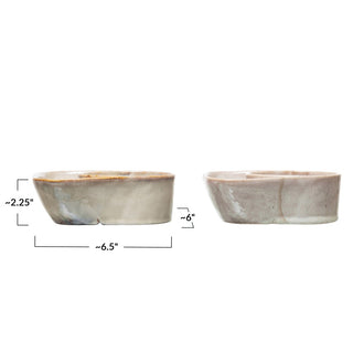 Stoneware Soup & Cracker Bowl