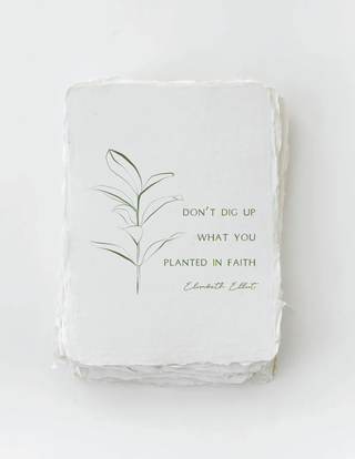 Planted In Faith Card + Envelope